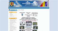 Desktop Screenshot of primaria-catina.ro